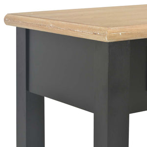 Τραπέζι Κονσόλα Μαύρο 110 x 35 x 80 εκ. Ξύλινο - PAKOBAZAAR