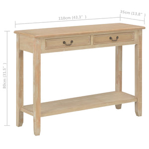 Τραπέζι Κονσόλα 110 x 35 x 80 εκ. Ξύλινο - Pakobazaar