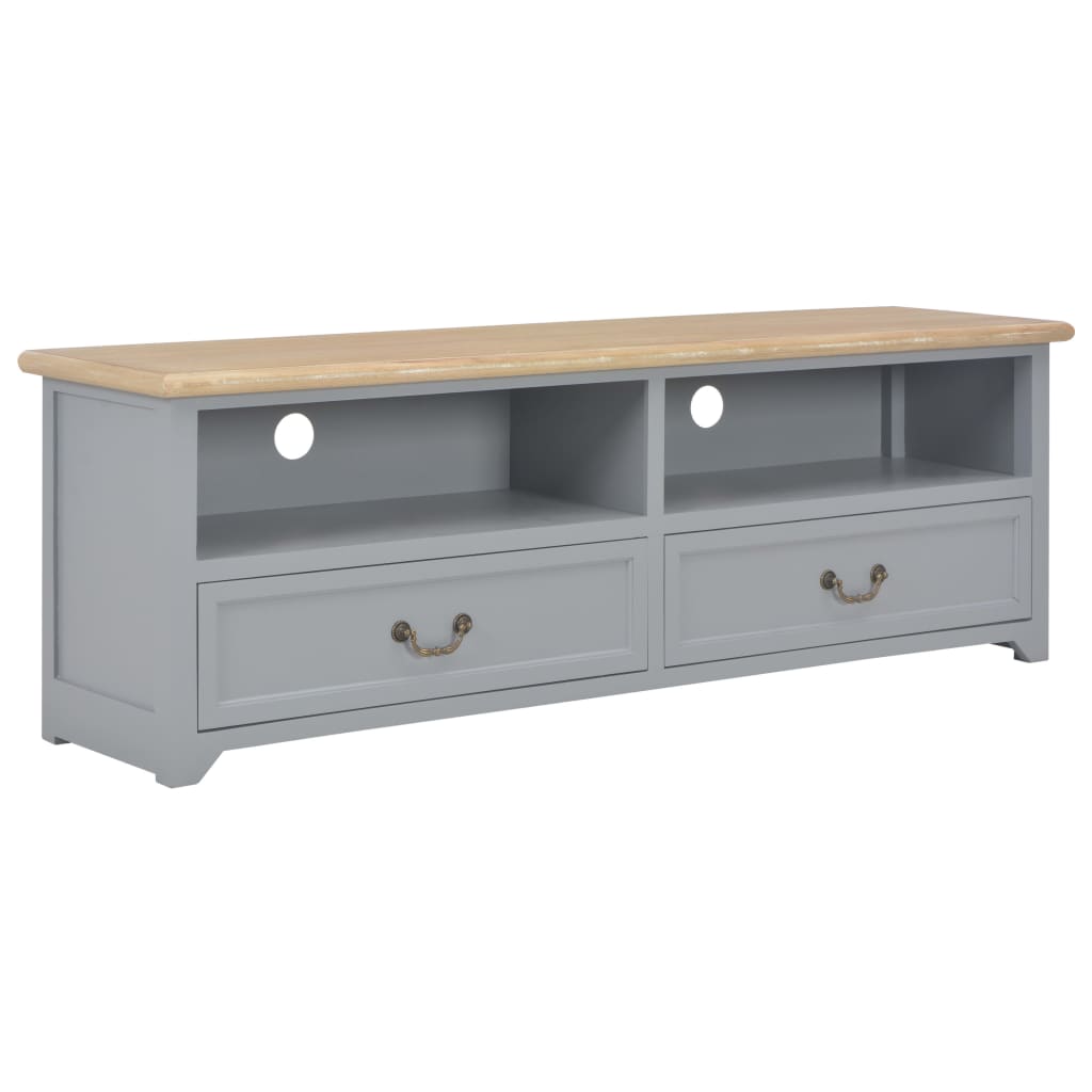 Έπιπλο Τηλεόρασης Γκρι 120 x 30 x 40 εκ. Ξύλινο - Pakobazaar
