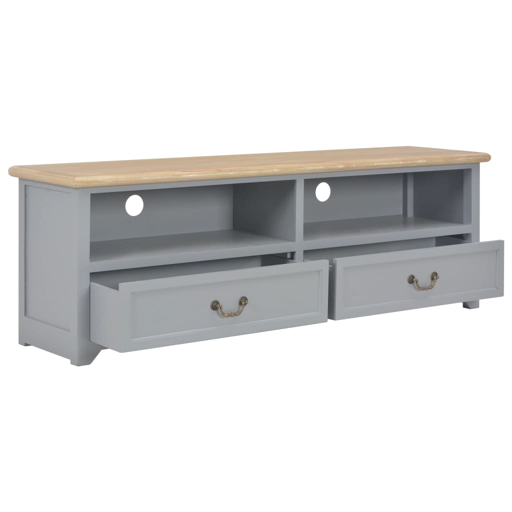 Έπιπλο Τηλεόρασης Γκρι 120 x 30 x 40 εκ. Ξύλινο - Pakobazaar