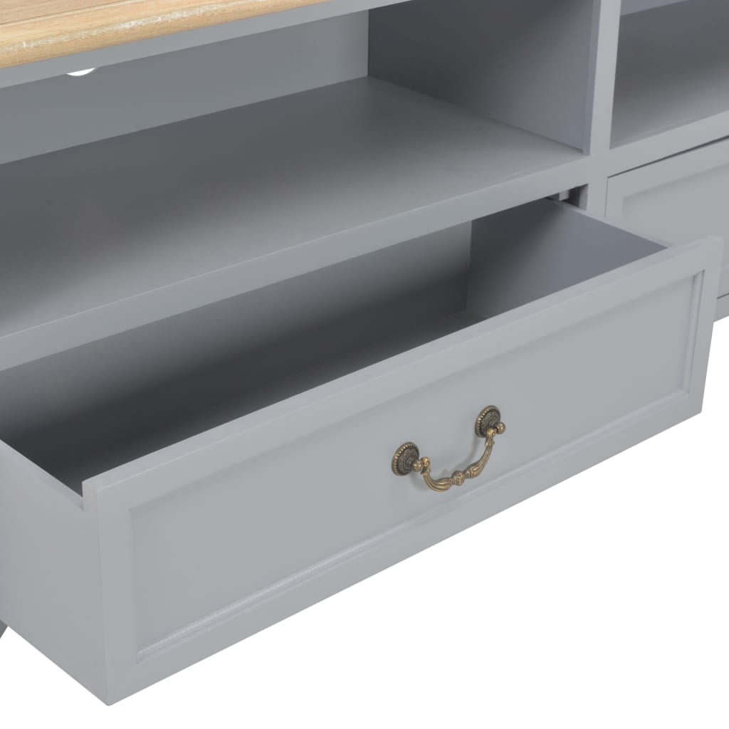 Έπιπλο Τηλεόρασης Γκρι 120 x 30 x 40 εκ. Ξύλινο - Pakobazaar