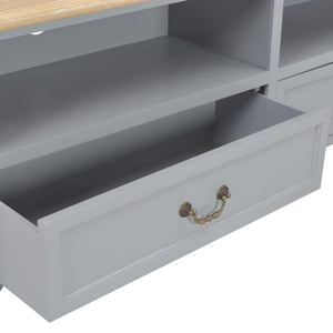 Έπιπλο Τηλεόρασης Γκρι 120 x 30 x 40 εκ. Ξύλινο - Pakobazaar