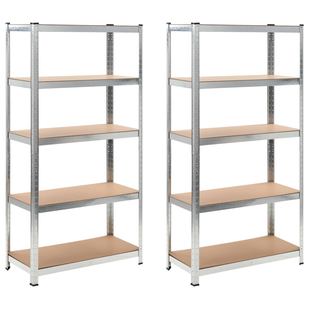 Ραφιέρες Αποθήκευσης 2 τεμ. 90 x 40 x 180 εκ. από MDF - PAKOBAZAAR