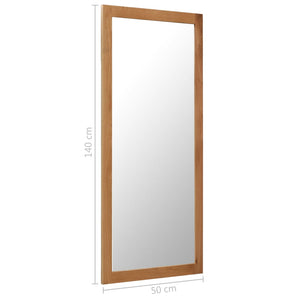 Καθρέπτης 50 x 140 εκ. από Μασίφ Ξύλο Δρυός