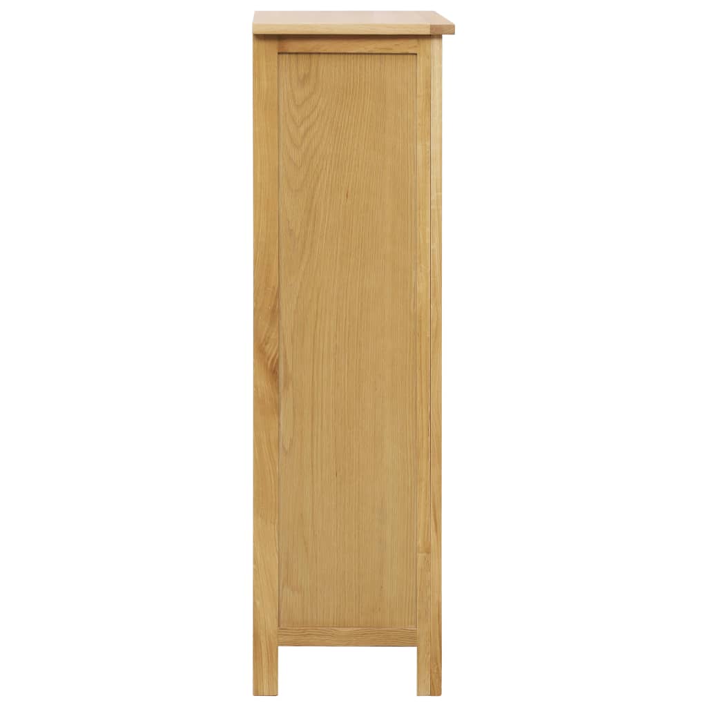 Κάβα Κρασιών 56 x 32 x 110 εκ. από Μασίφ Ξύλο Δρυός - PAKOBAZAAR