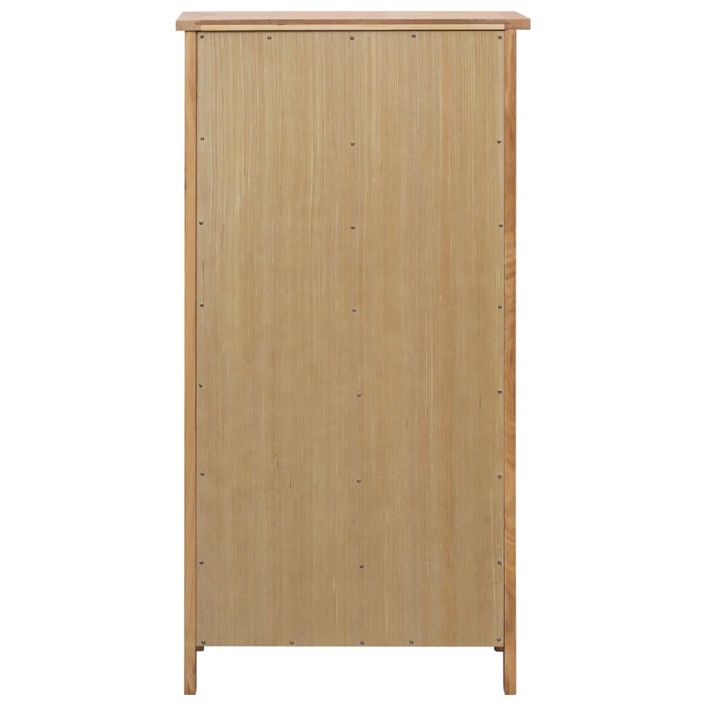 Κάβα Κρασιών 56 x 32 x 110 εκ. από Μασίφ Ξύλο Δρυός - PAKOBAZAAR