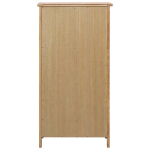 Κάβα Κρασιών 56 x 32 x 110 εκ. από Μασίφ Ξύλο Δρυός - PAKOBAZAAR