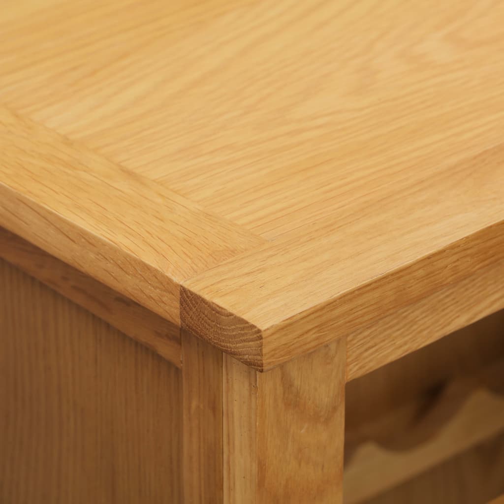 Κάβα Κρασιών 56 x 32 x 110 εκ. από Μασίφ Ξύλο Δρυός - PAKOBAZAAR