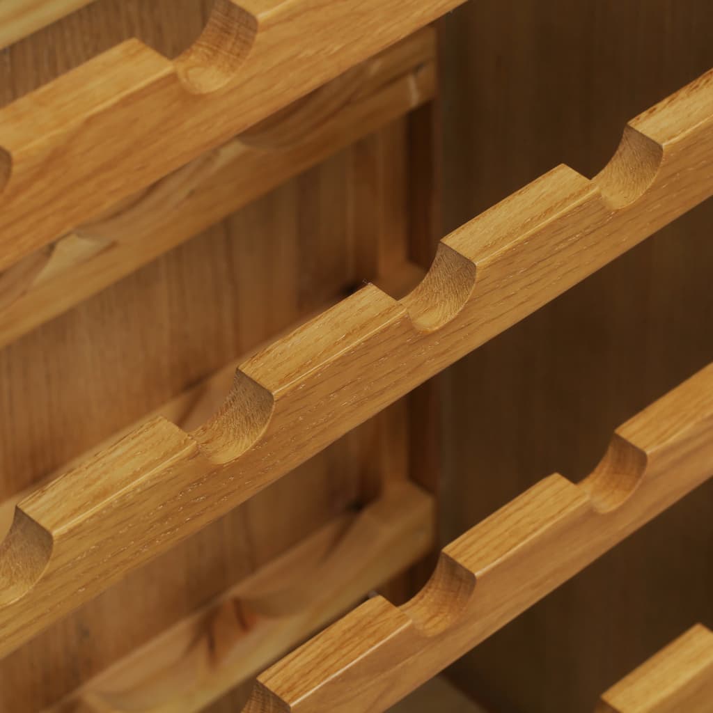 Κάβα Κρασιών 56 x 32 x 110 εκ. από Μασίφ Ξύλο Δρυός - PAKOBAZAAR