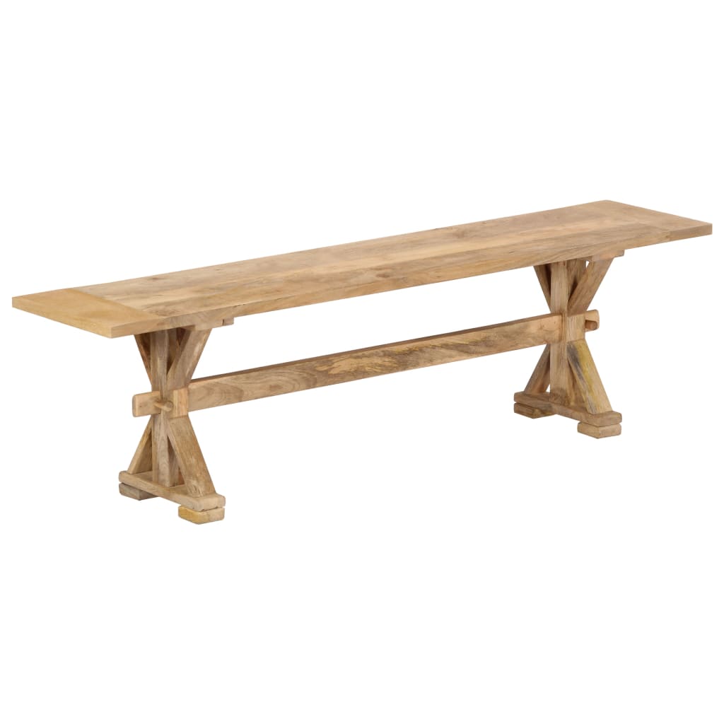 Πάγκος Χολ 160 x 35 x 45 εκ. από Μασίφ Ξύλο Μάνγκο