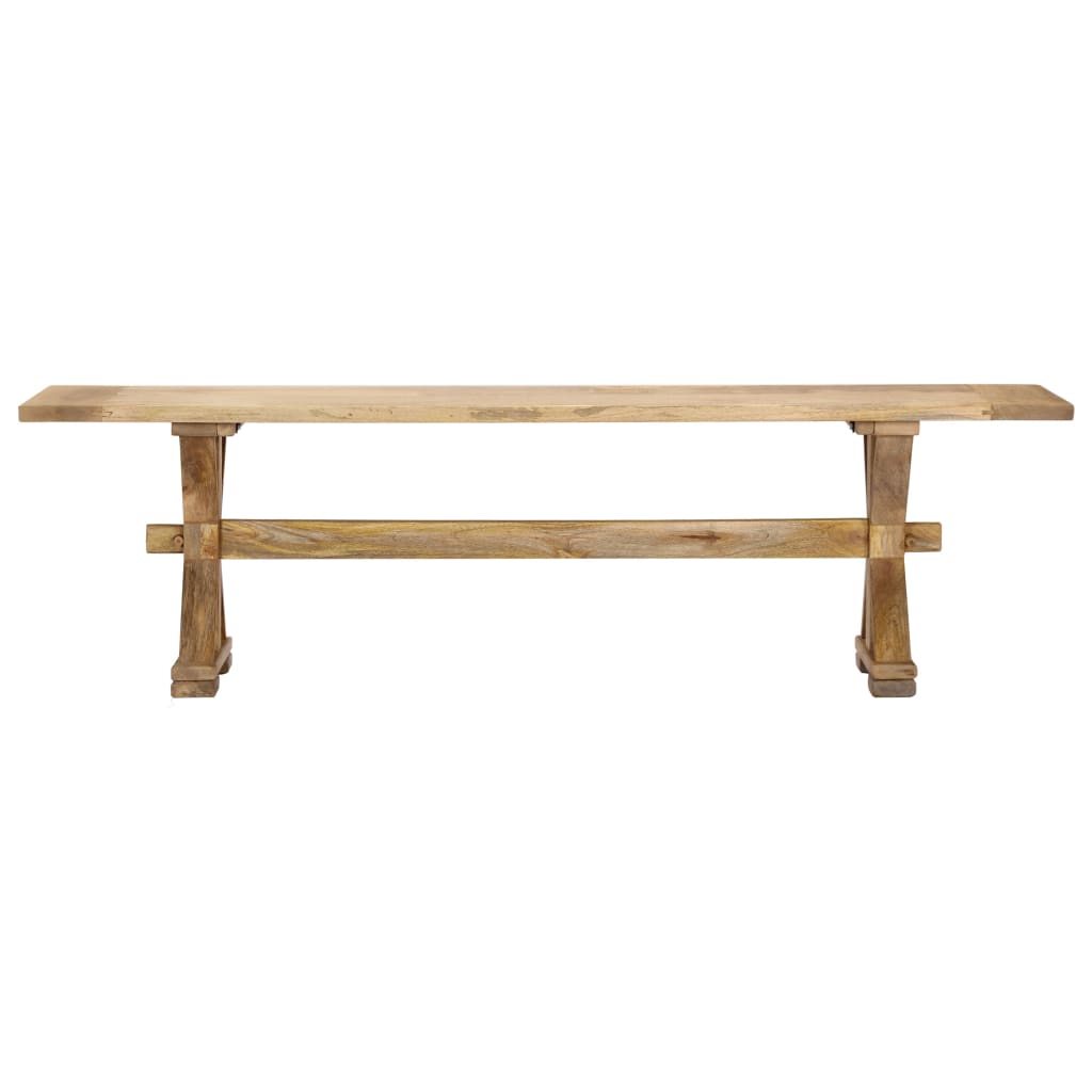 Πάγκος Χολ 160 x 35 x 45 εκ. από Μασίφ Ξύλο Μάνγκο