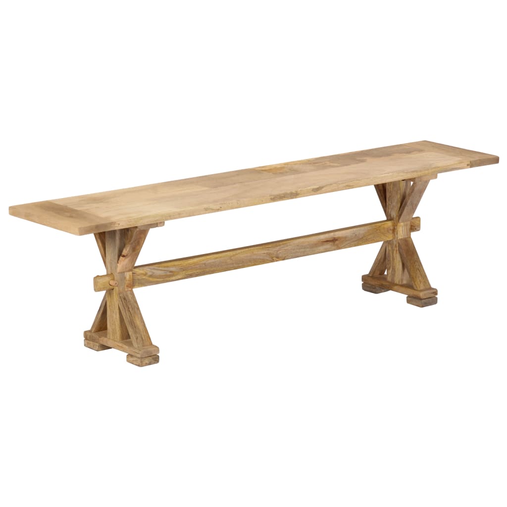 Πάγκος Χολ 160 x 35 x 45 εκ. από Μασίφ Ξύλο Μάνγκο