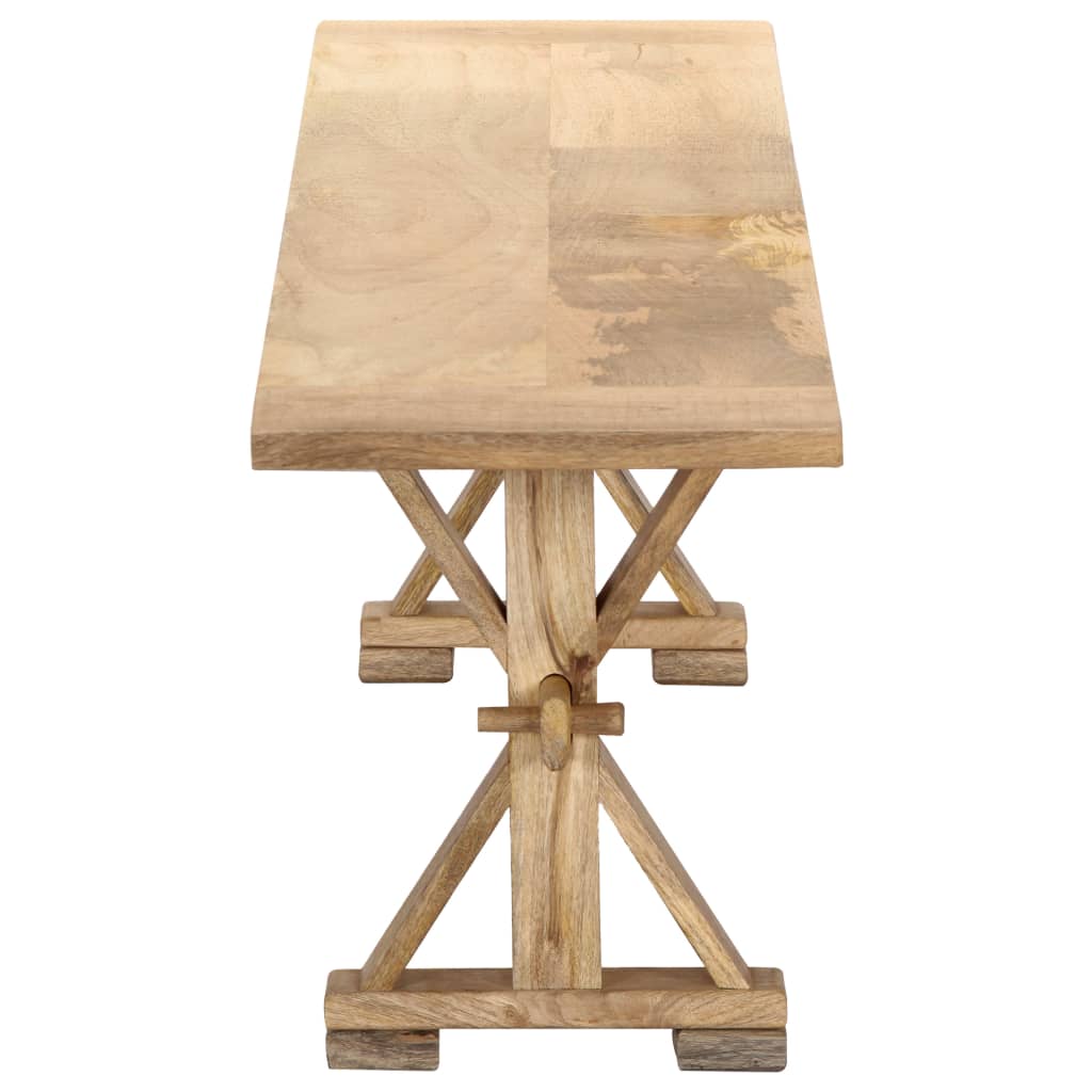 Πάγκος Χολ 160 x 35 x 45 εκ. από Μασίφ Ξύλο Μάνγκο