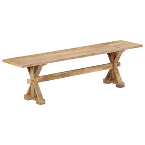 Πάγκος Χολ 160 x 35 x 45 εκ. από Μασίφ Ξύλο Μάνγκο
