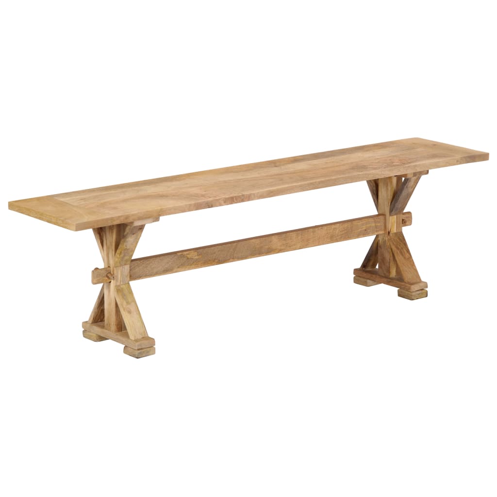 Πάγκος Χολ 160 x 35 x 45 εκ. από Μασίφ Ξύλο Μάνγκο