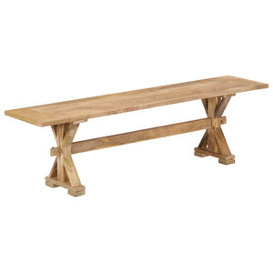 Πάγκος Χολ 160 x 35 x 45 εκ. από Μασίφ Ξύλο Μάνγκο