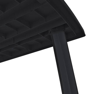 Τραπέζι Κήπου Ανθρακί 216 x 90 x 72 εκ. Πλαστικό - Pakobazaar