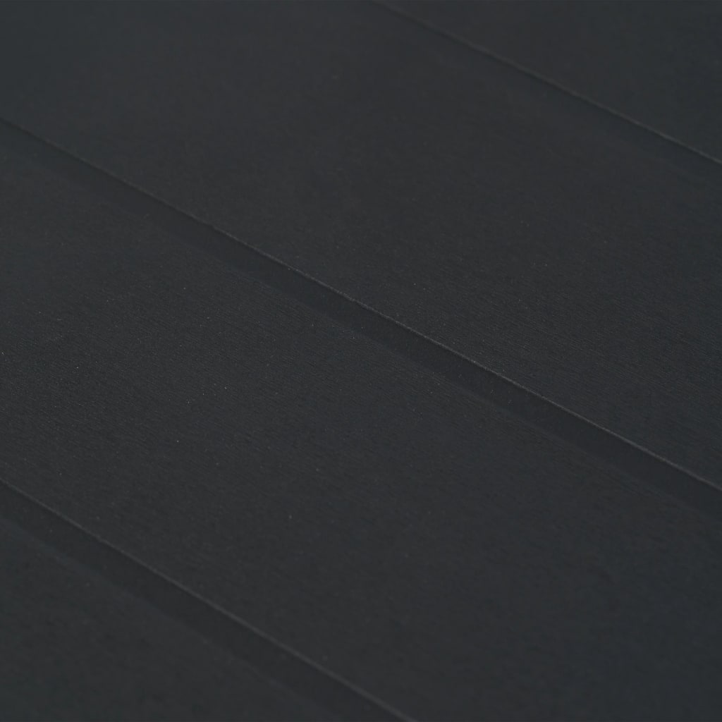 Τραπέζι Κήπου Ανθρακί με Εμφάνιση Ρατάν 220x90x72 εκ. Πλαστικό