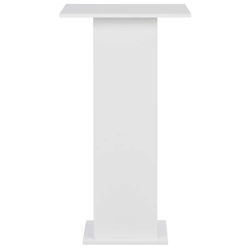 Τραπέζι Μπαρ Λευκό 60 x 60 x 110 εκ. - PAKOBAZAAR