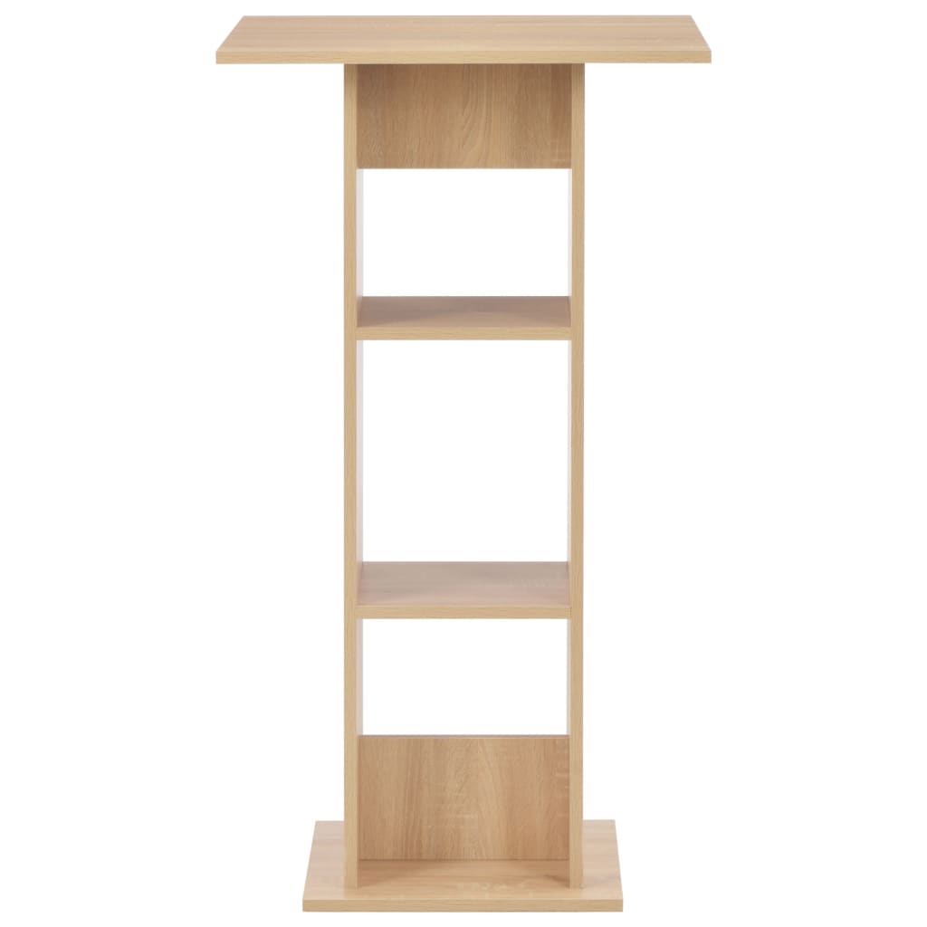 Τραπέζι Μπαρ Χρώμα Δρυός 60 x 60 x 110 εκ. - PAKOBAZAAR