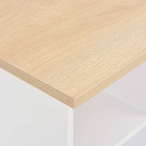 Τραπέζι Μπαρ Λευκό / Sonoma Δρυς 60 x 60 x 110 εκ. - PAKOBAZAAR