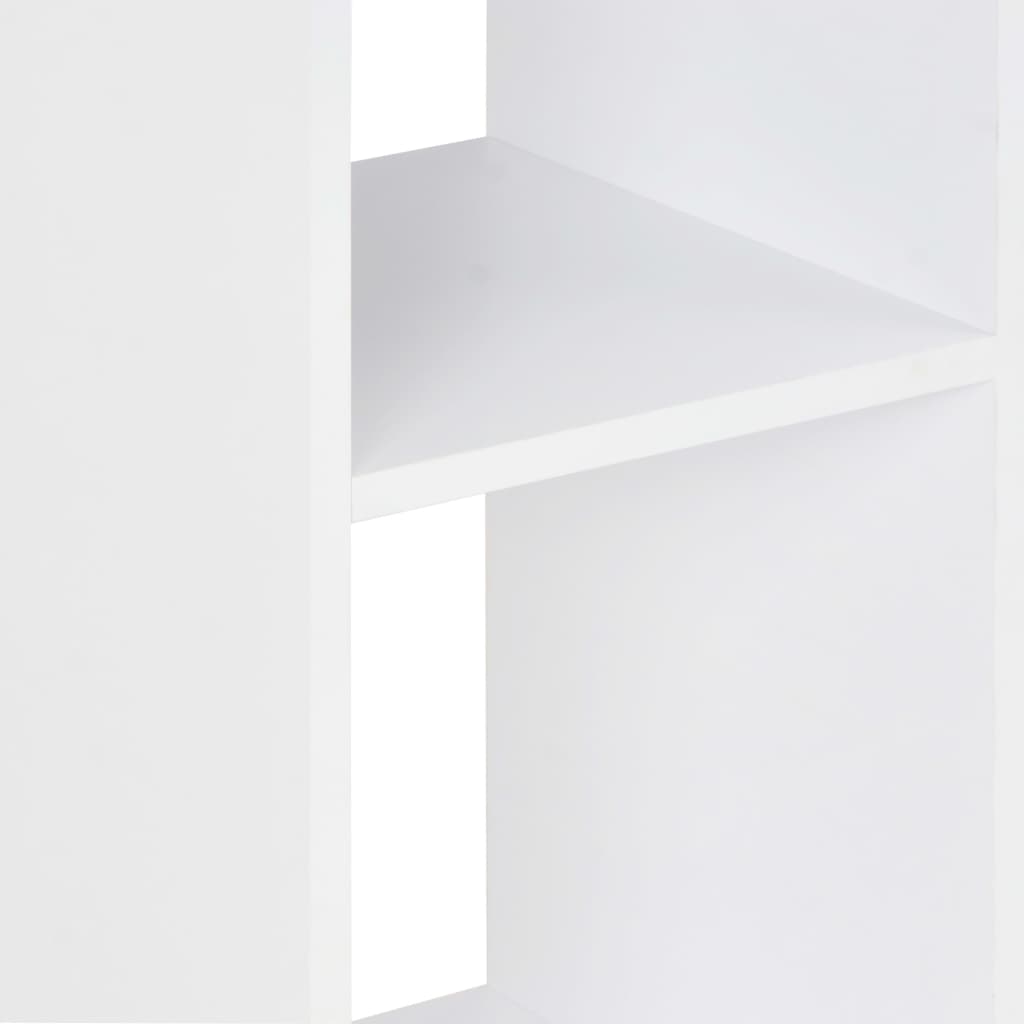 Τραπέζι Μπαρ Λευκό / Sonoma Δρυς 60 x 60 x 110 εκ. - PAKOBAZAAR