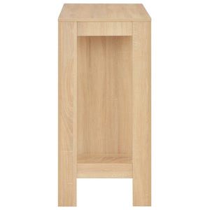 Τραπέζι Μπαρ με Ράφι Χρώμα Δρυός 110 x 50 x 103 εκ. - PAKOBAZAAR