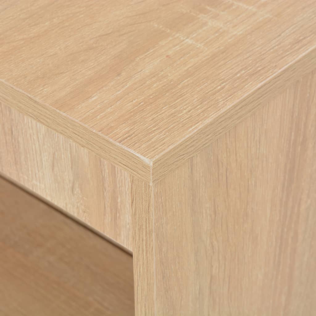 Τραπέζι Μπαρ με Ράφι Χρώμα Δρυός 110 x 50 x 103 εκ. - PAKOBAZAAR