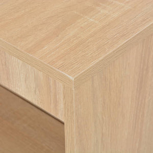Τραπέζι Μπαρ με Ράφι Χρώμα Δρυός 110 x 50 x 103 εκ. - PAKOBAZAAR