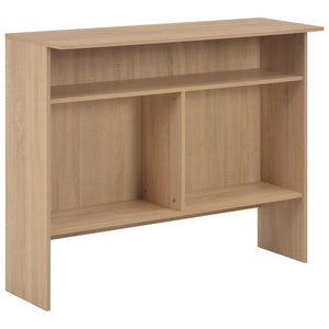 Τραπέζι Μπαρ με 2 Επιφάνειες Χρώμα Δρυός 130 x 40 x 120 εκ. - PAKOBAZAAR