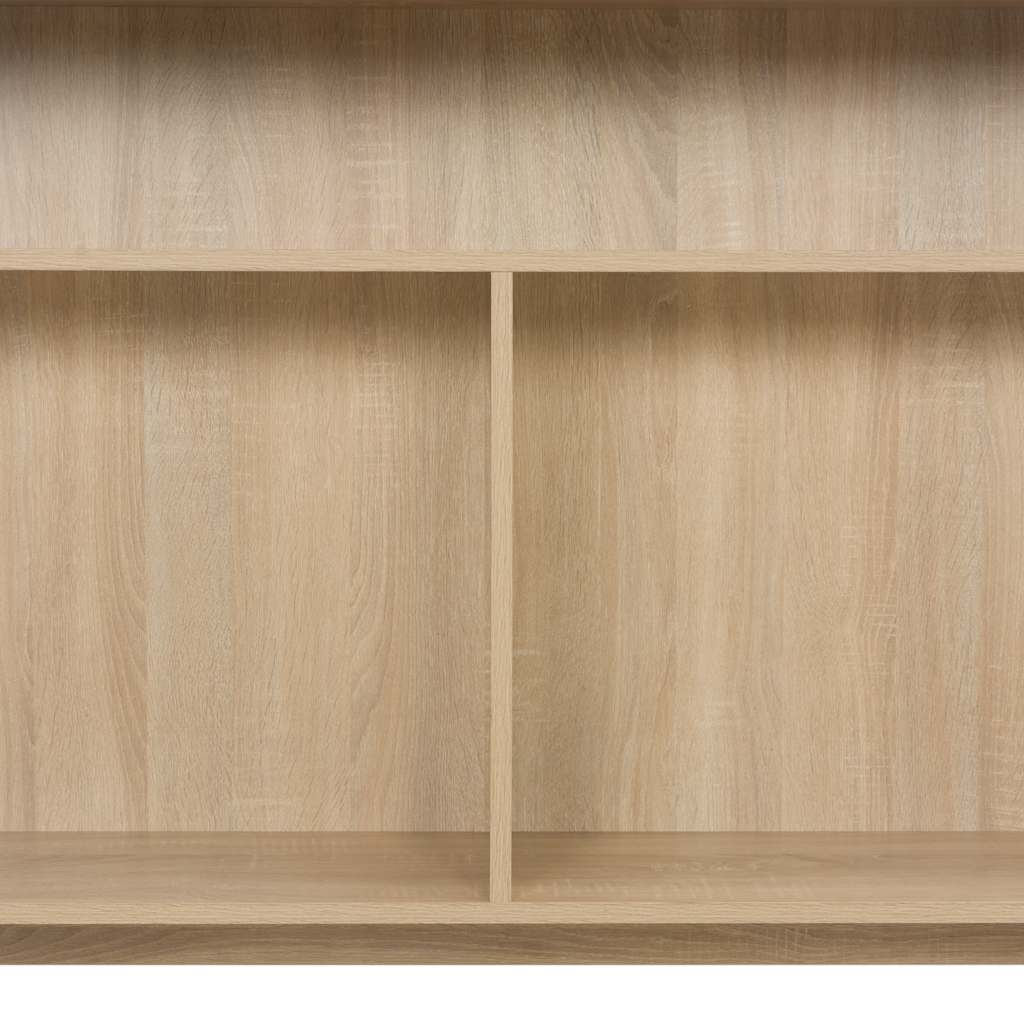 Τραπέζι Μπαρ με 2 Επιφάνειες Χρώμα Δρυός 130 x 40 x 120 εκ. - PAKOBAZAAR