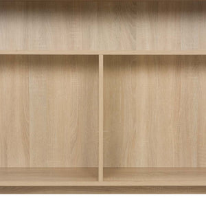 Τραπέζι Μπαρ με 2 Επιφάνειες Χρώμα Δρυός 130 x 40 x 120 εκ. - PAKOBAZAAR