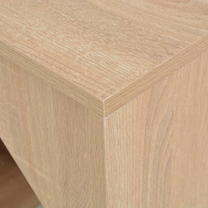 Τραπέζι Μπαρ με Ράφι Χρώμα Δρυός 115 x 59 x 200 εκ. - PAKOBAZAAR