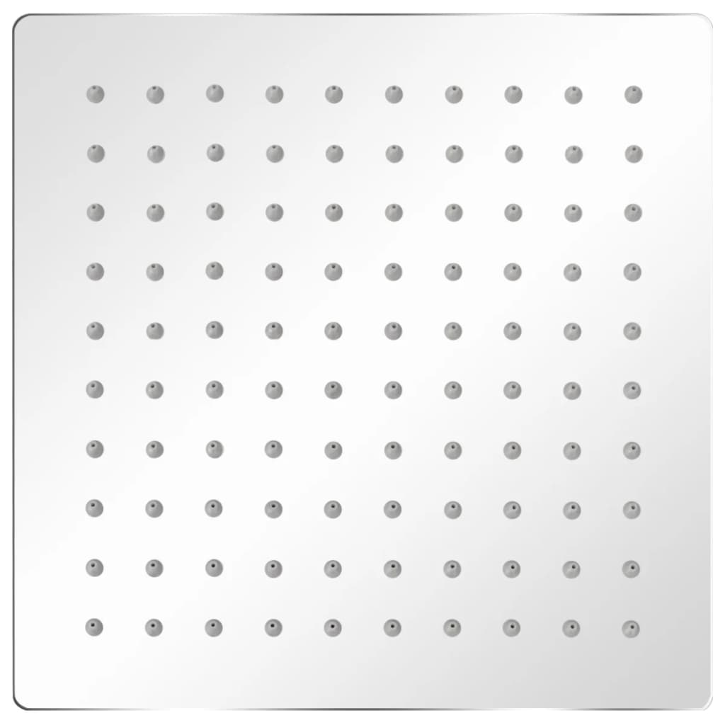 Κεφαλή Nτους Βροχή 2 τεμ. 20 x 20 εκ. από Ανοξείδωτο Ατσάλι - PAKOBAZAAR