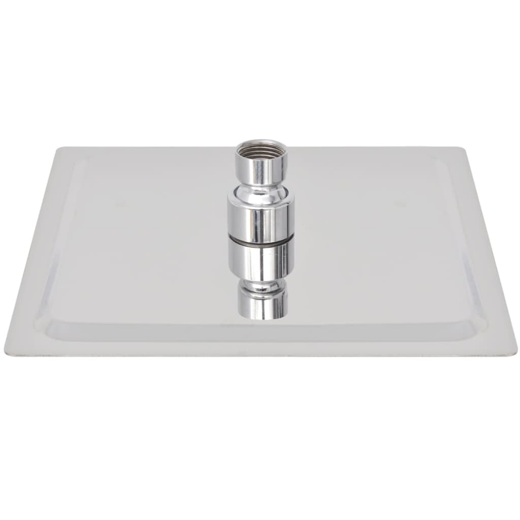 Κεφαλή Nτους Βροχή 2 τεμ. 20 x 20 εκ. από Ανοξείδωτο Ατσάλι - PAKOBAZAAR