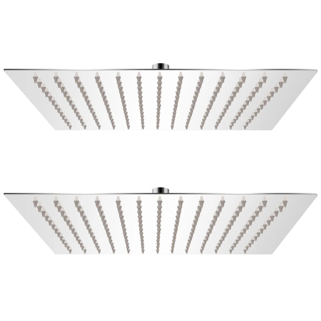 Κεφαλή Nτους Βροχή 2 τεμ. 30 x 30 εκ. από Ανοξείδωτο Ατσάλι - PAKOBAZAAR