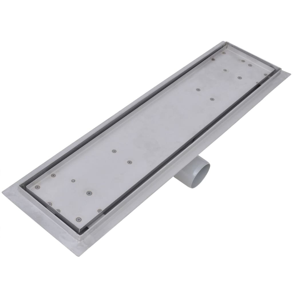 Σιφόνια Ντουζιέρας Γραμμικά 2 τεμ. 530x140 χιλ. Ανοξείδ. Ατσάλι - Pakobazaar