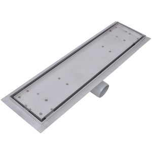 Σιφόνια Ντουζιέρας Γραμμικά 2 τεμ. 530x140 χιλ. Ανοξείδ. Ατσάλι - Pakobazaar