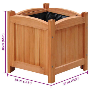 Γλάστρες Υπερυψωμένες 4 τεμ. 30 x 30 x 30 εκ. - PAKOBAZAAR