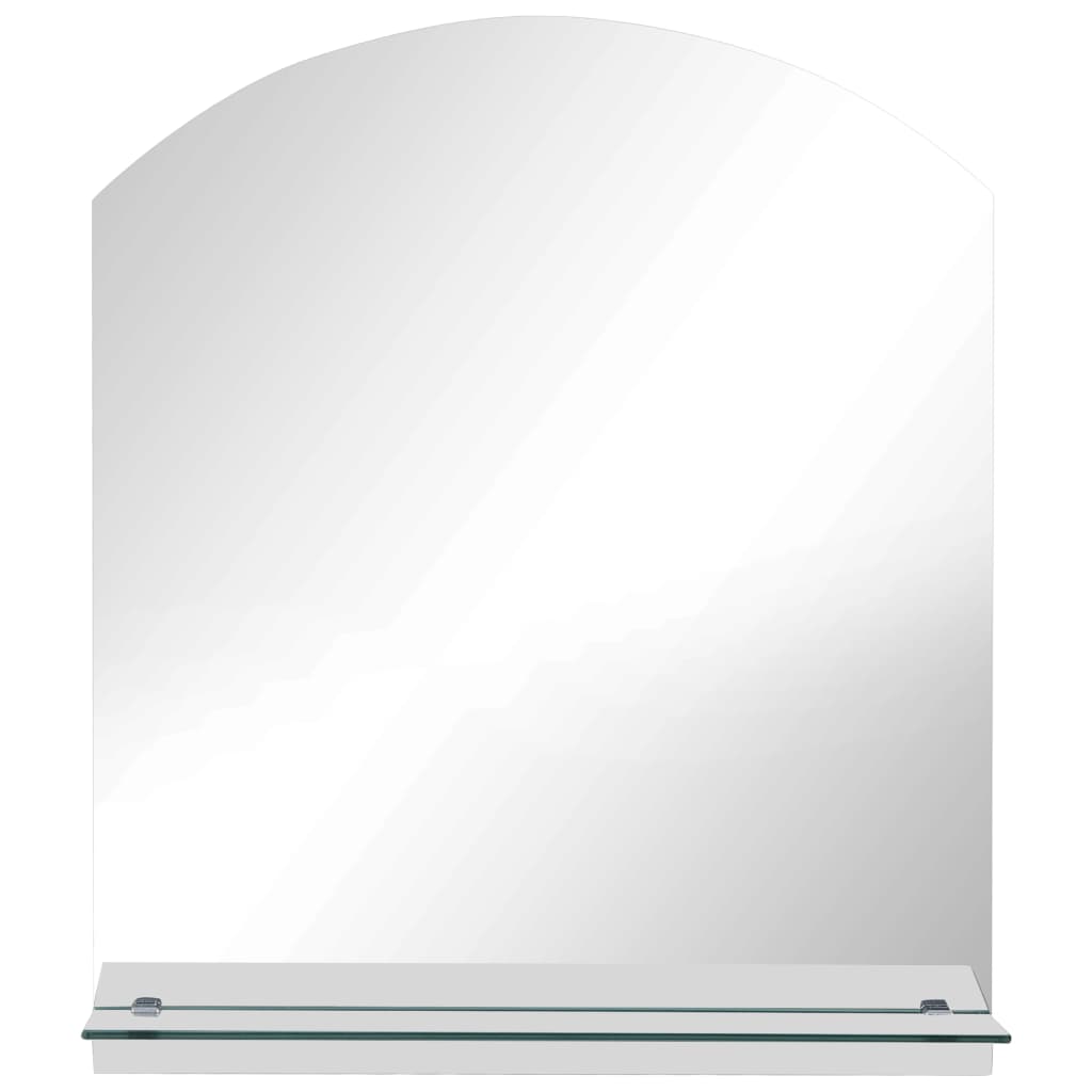 Καθρέφτης Τοίχου  με Ράφι 30 x 50 εκ. από Ψημένο Γυαλί - PAKOBAZAAR