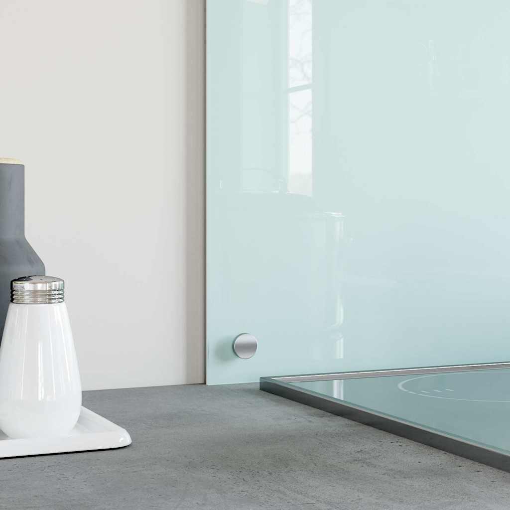 Πλάτη Κουζίνας Λευκή 80 x 50 εκ. από Ψημένο Γυαλί - PAKOBAZAAR