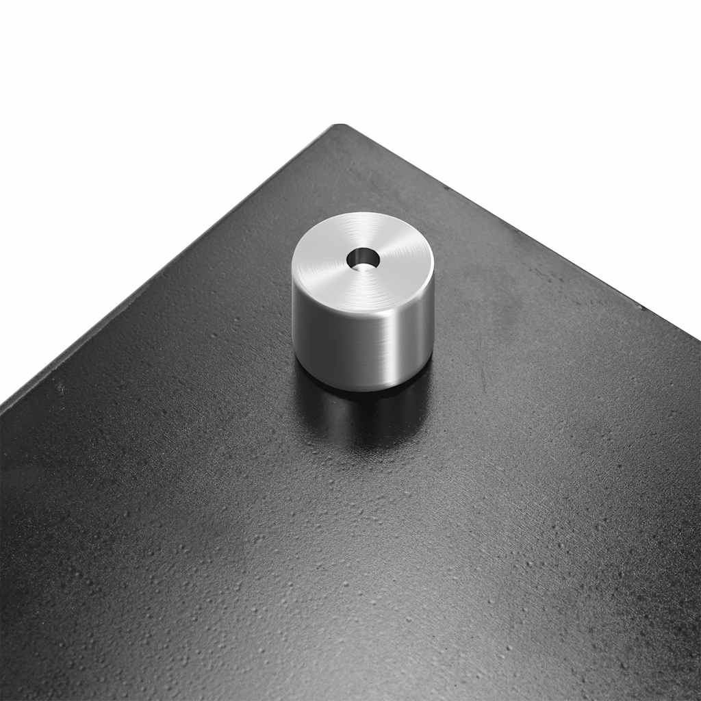 Πλάτη Κουζίνας Μαύρη 70 x 40 εκ. από Ψημένο Γυαλί - PAKOBAZAAR