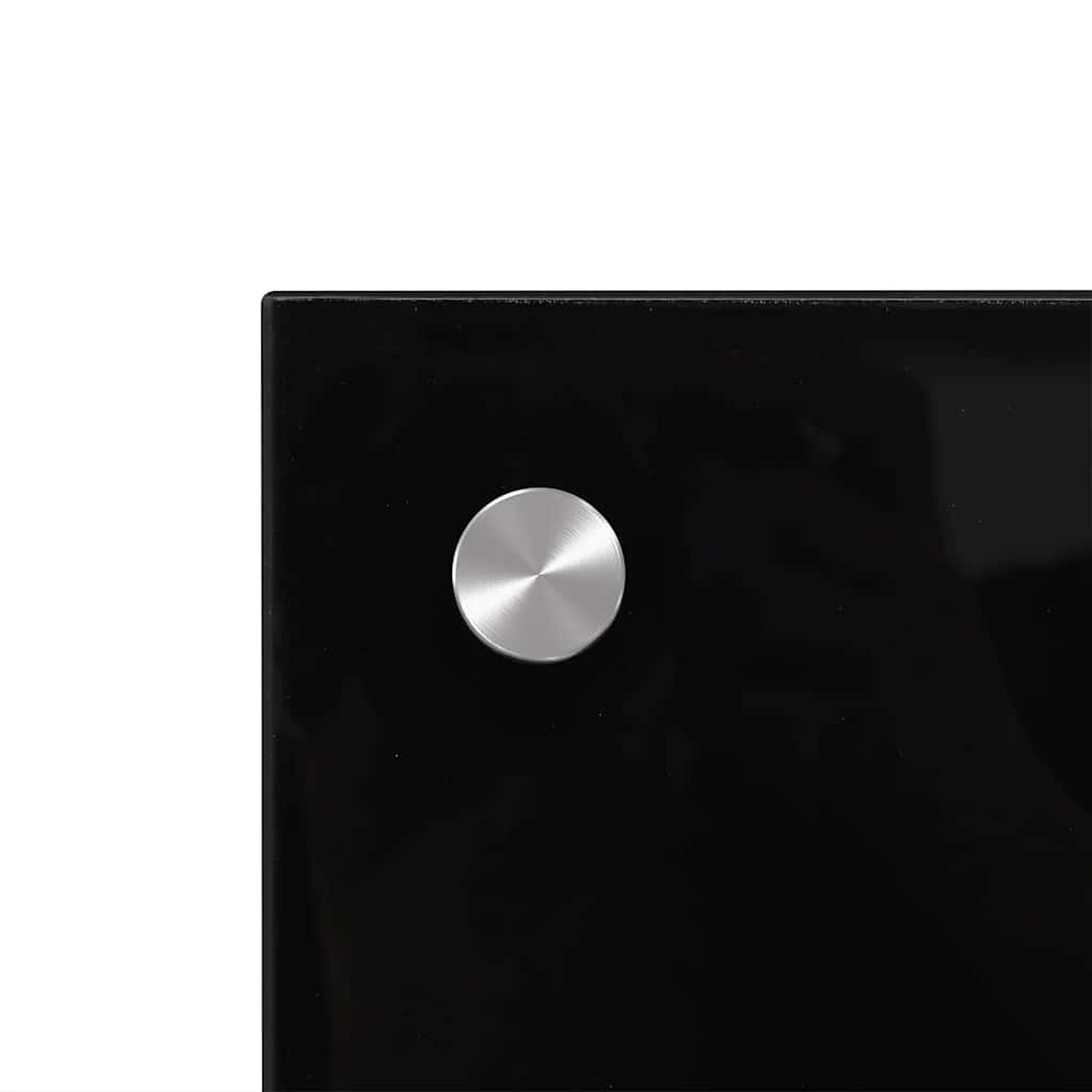 Πλάτη Κουζίνας Μαύρη 70 x 60 εκ. από Ψημένο Γυαλί - PAKOBAZAAR