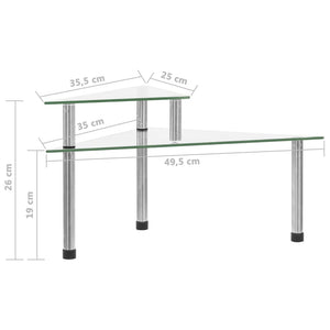 Ραφιέρα Κουζίνας Διαφανής 49,5 x 35 x 19 εκ. από Ψημένο Γυαλί - PAKOBAZAAR