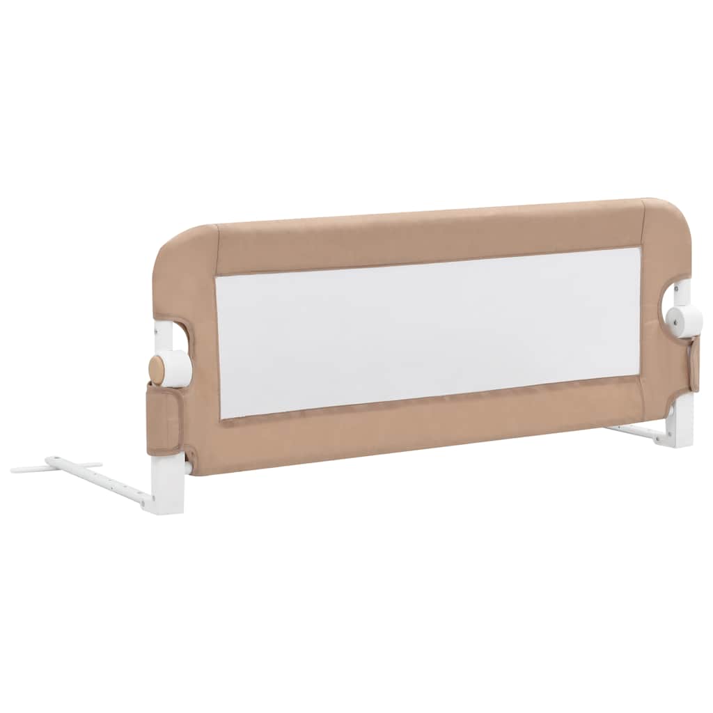 Μπάρα Κρεβατιού Προστατευτική Χρώμα Taupe 102x42 εκ Πολυεστέρας - Pakobazaar