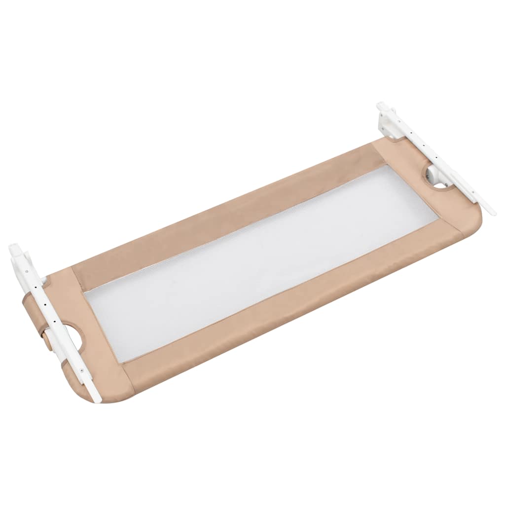 Μπάρα Κρεβατιού Προστατευτική Χρώμα Taupe 102x42 εκ Πολυεστέρας - Pakobazaar