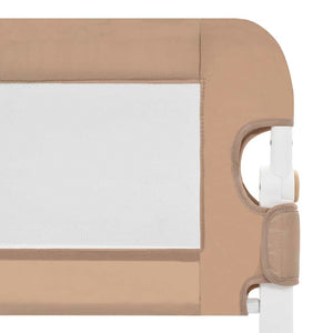 Μπάρα Κρεβατιού Προστατευτική Χρώμα Taupe 102x42 εκ Πολυεστέρας - Pakobazaar