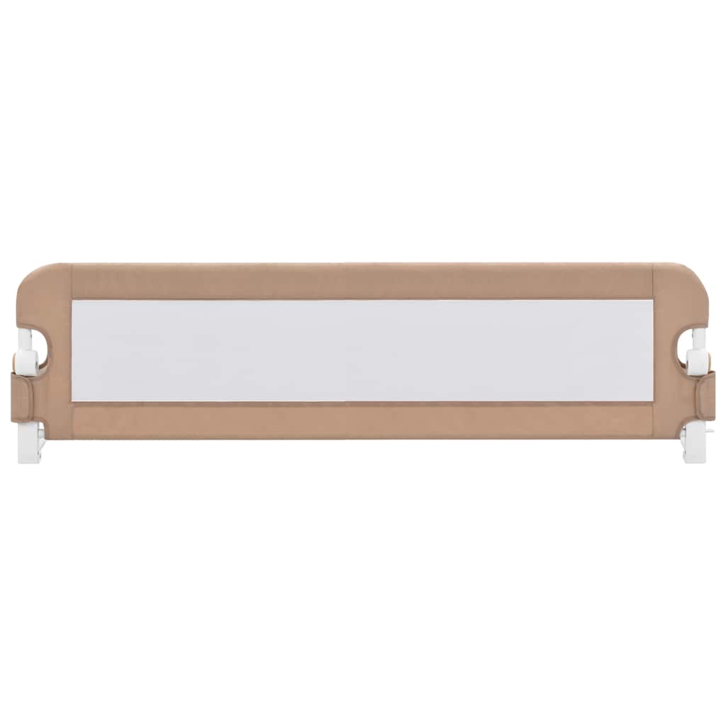 Μπάρα Κρεβατιού Προστατευτική Χρώμα Taupe 150x42 εκ Πολυεστέρας - Pakobazaar