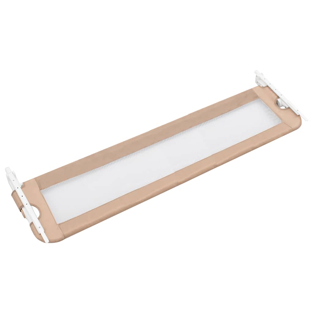 Μπάρα Κρεβατιού Προστατευτική Χρώμα Taupe 150x42 εκ Πολυεστέρας - Pakobazaar