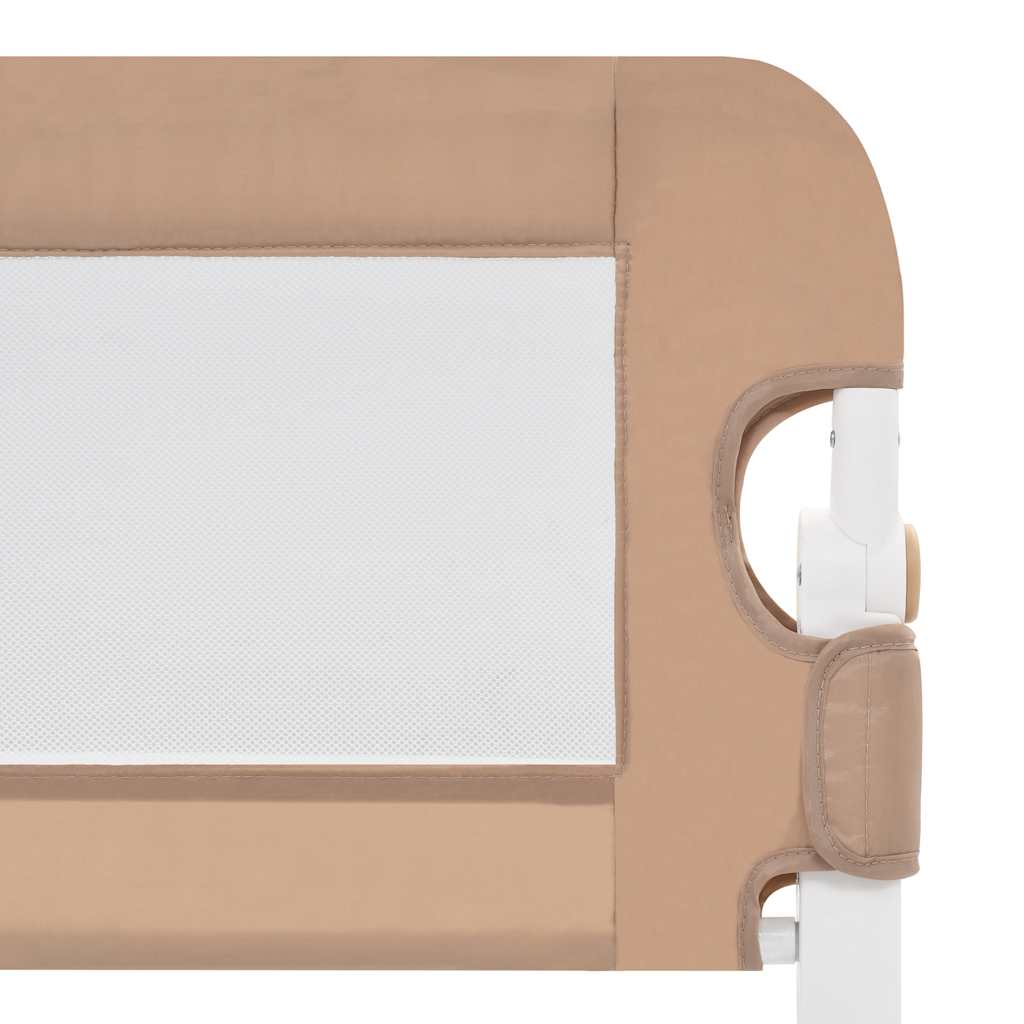 Μπάρα Κρεβατιού Προστατευτική Χρώμα Taupe 150x42 εκ Πολυεστέρας - Pakobazaar